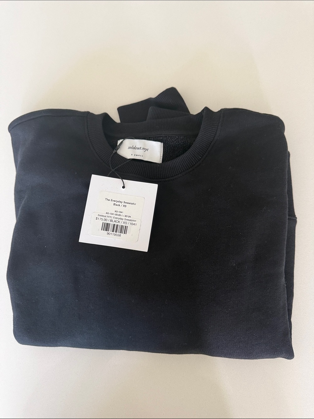 Soldout.nyc Everyday Sweatshirt Sz XS
